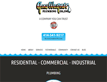 Tablet Screenshot of genewagnerplumbing.com